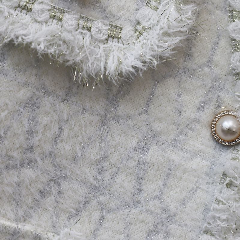 Women's Clothing mink veet knitted cardigan autumn and winter new loose high end temperament sweater coat_voghion.com