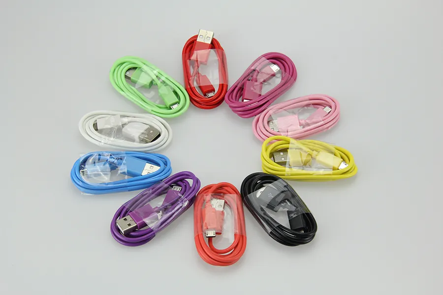 1M 2M 3M Micro V8 Data Sync Charging Charger USB Cable Cord Wire For Android Mobile Cell Phone 200pcs/lot_voghion.com