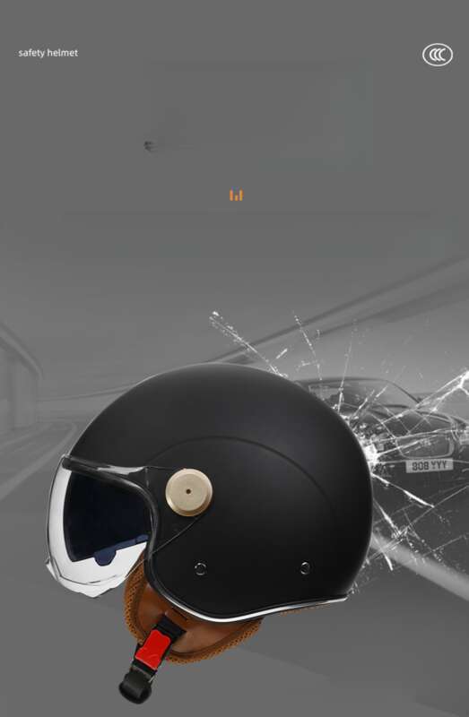 3C Certified Dual Mirror Bluetooth Half Men Women, Harley Motorcycle Helmet For All Seasons, Universal Sun And Warmth_voghion.com