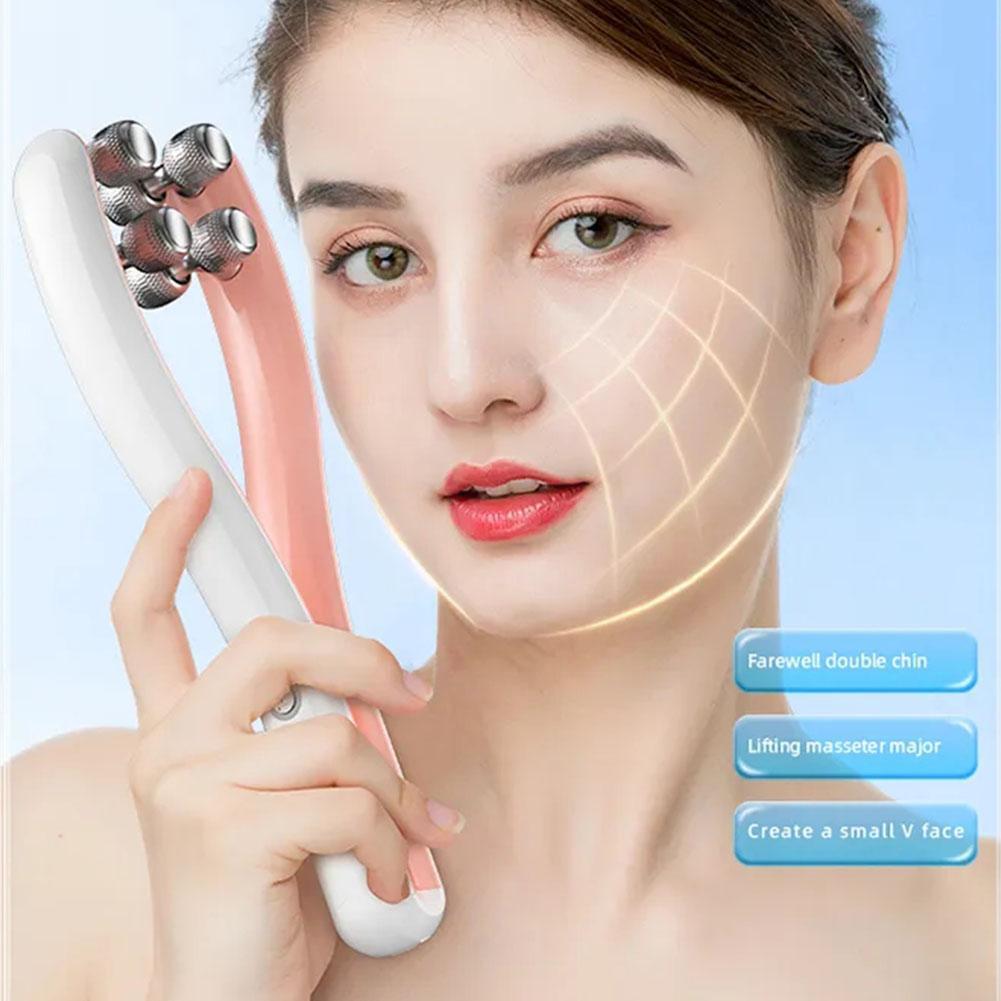 EMS Face Lifting Roller RF Eye Beauty Device Verwijdert Huid V-vormig Anti-Rimpel Gezicht Lifting Verstevigend Rimpel Instrument H2Y1_voghion.com