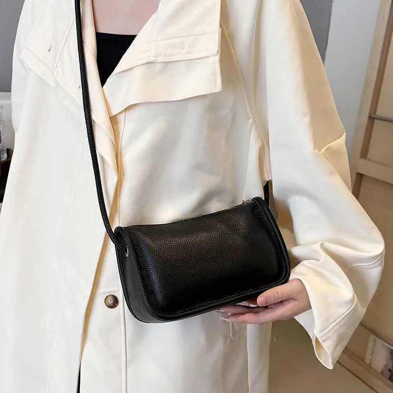 100 % echtes Rindsleder aus echtem Leder Sac Mode Frauen Umhängetaschen für Damen Neue Schultertasche mit hoher Kapazität Handtasche_voghion.com