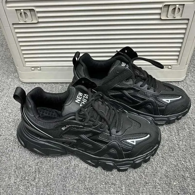 Size 41 42 Womens Casual Sports Men Stylish Brand Design Ladies Chunky Sneakers Thick Sole Tennis Shoes 43 44 Big_voghion.com
