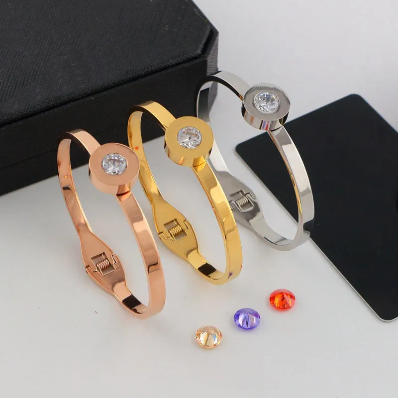 H029 Tennis Screw Designer Bracelet Jewelry Women Bangle Classic Titanium Steel Alloy Craft Allergic Wholesale portfolio_ipsvogv.com