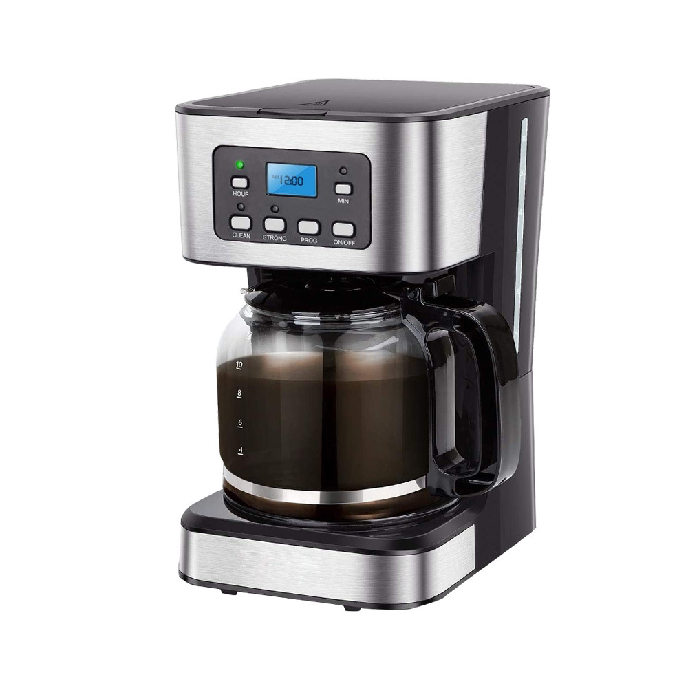 Máquina de café por gotejamento americana europeia de 1,5 L, reserva de 24 horas, função de isolamento, 950 W_voghion.com