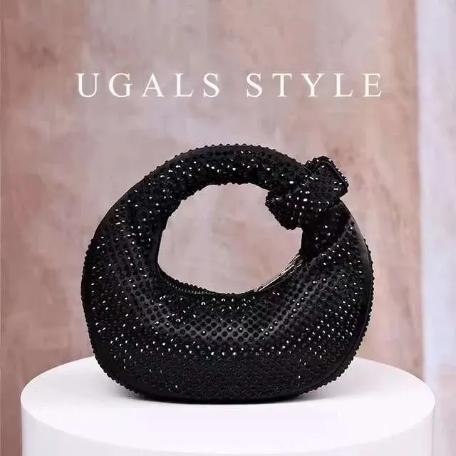 Borsa a tracolla da donna in raso con motivo a quadri, da sera, da sposa, da sera, da strada_voghion.com