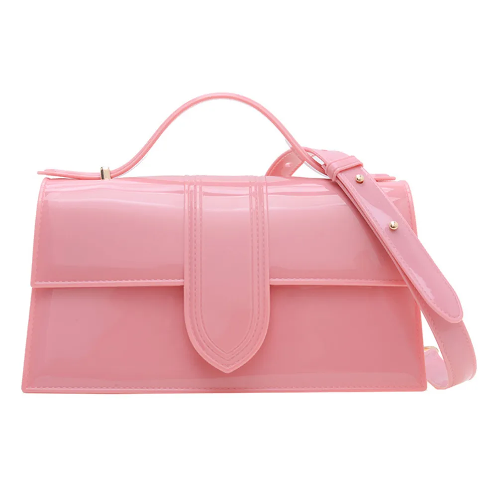 Borsa a tracolla casual da donna, con tracolla regolabile, in pelle verniciata, grande capacità, piccola, estiva, da spiaggia_voghion.com