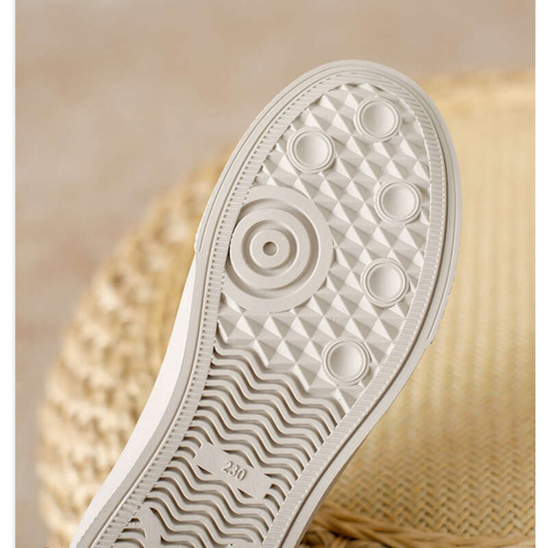 2025 Spring And Summer Shallow Knitted Fly Knit Flat Solid Color Thick Bottom Single Shoes_voghion.com