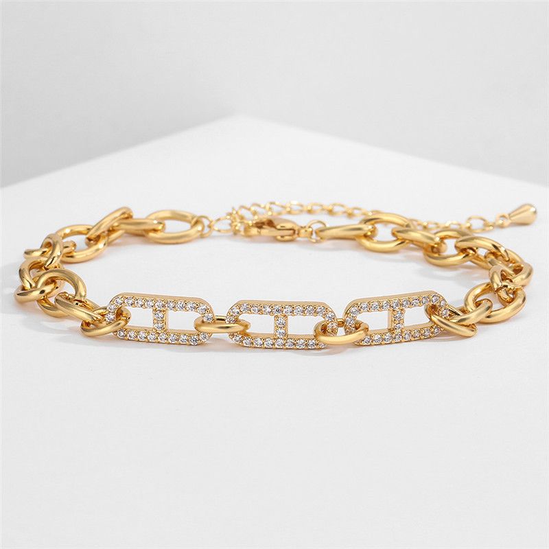 Schakelarmband voor dames minimalistisch modern sieraden design_voghion.com