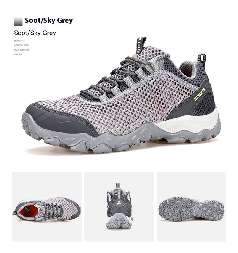 Scarpe da trekking da arrampicata ammortizzanti da campo per esterni da donna, resistenti all'usura, in rete traspirante_voghion.com