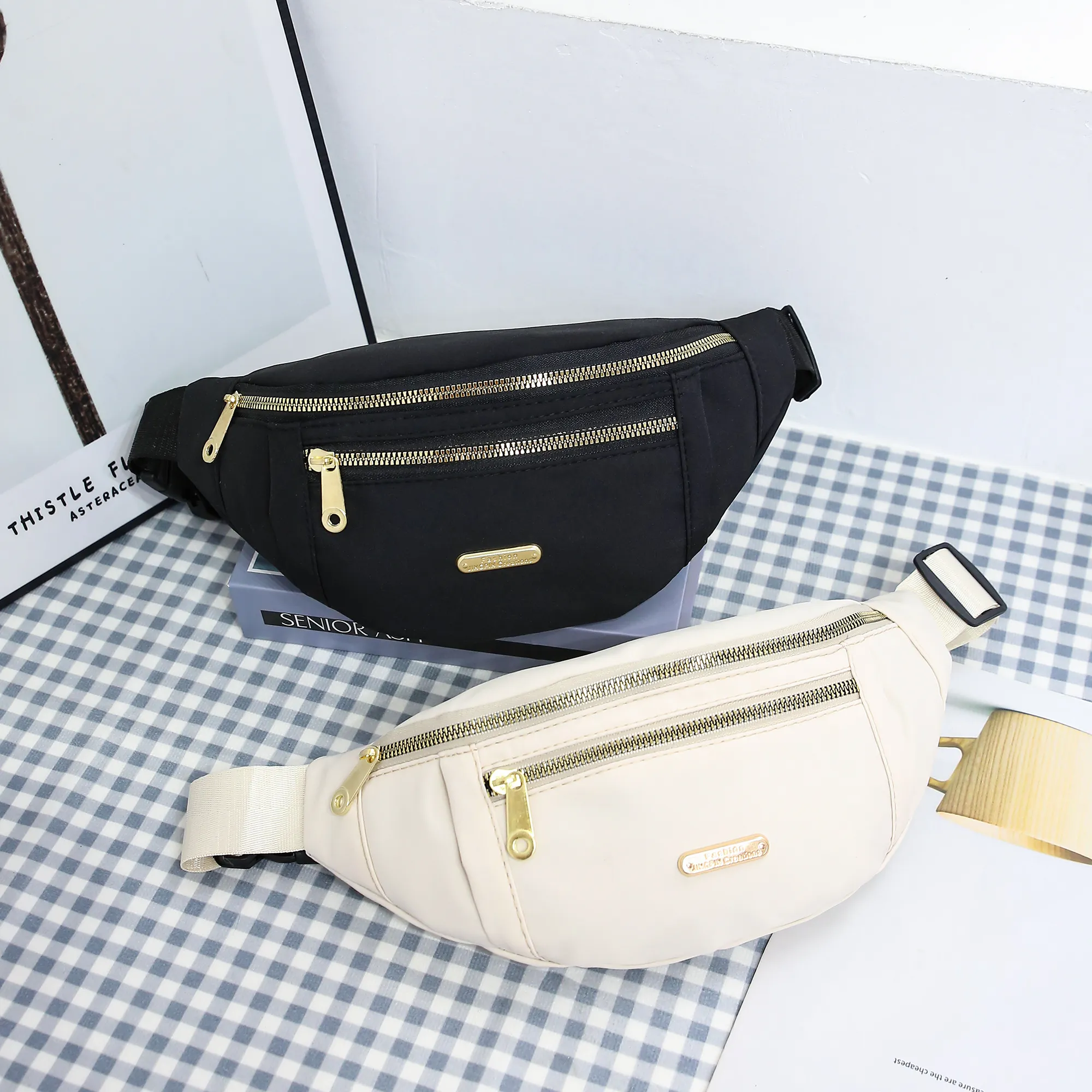 3/2/1 pz Marsupio Borsa a tracolla per donna Ovunque Marsupio con 3 tasche Marsupio_voghion.com