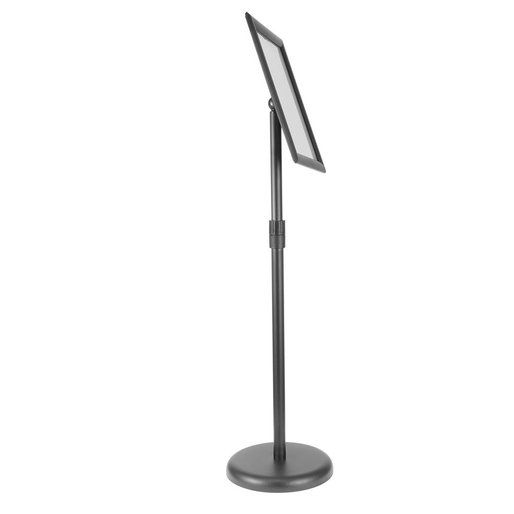 Pedestal Sign Holder, 8.5 X 11 Inch Vertical And Horizontal Adjustable Poster Stand, Heavy-Duty Floor Standing Sign Holder With Round Base For Disp_voghion.com