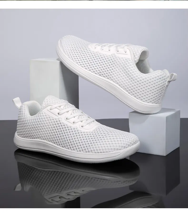 Coppia di scarpe da uomo, scarpe da donna, scarpe larghe, comode, in rete, per quattro stagioni, traspiranti, di grandi dimensioni_voghion.com