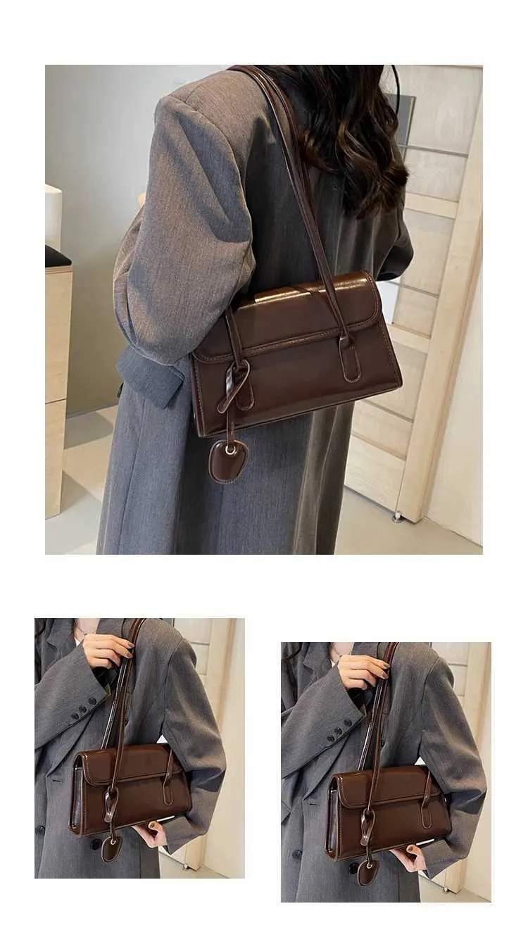 Sac à aisselles de grande capacité 2024 Nouveau High Sense Femmes Polyvalent Automne et Hiver Mode Populaire Portable Épaule_voghion.com
