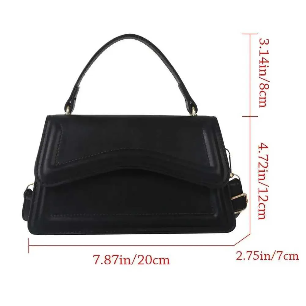 Neu Frauen Mode Sg Schulter Trend PU Leder Textur Messenger Handtaschen Solide Freizeit Stilvolle Umhängetaschen für_voghion.com