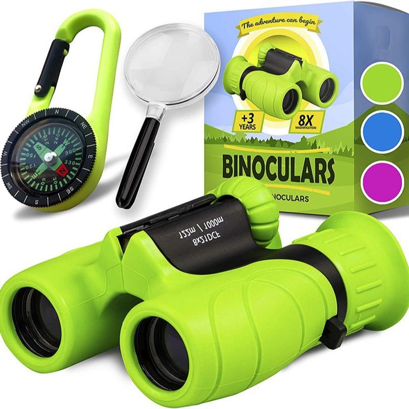 Set binocolo per bambini con lente di ingrandimento, bussola, regalo per ragazzi e ragazze_voghion.com