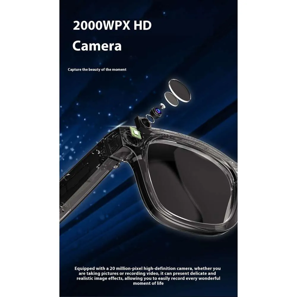Ai Smart Camera Glasses With Voice Call And Object Recognition_voghion.com