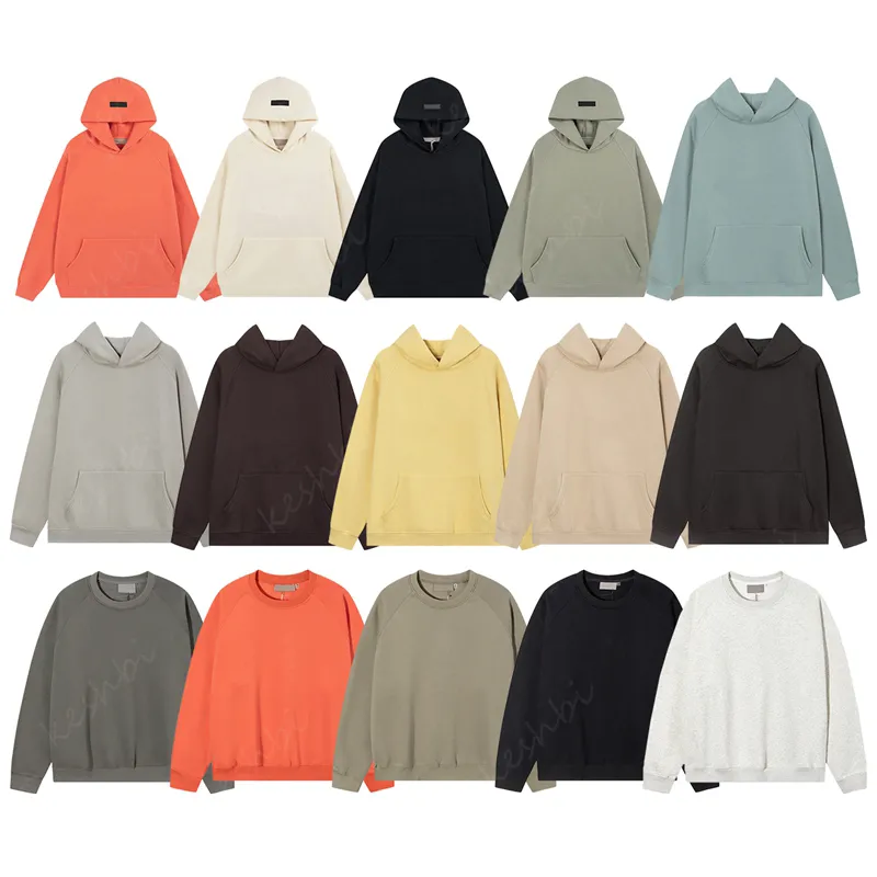 E SS Hoodie Sweatshirts Designer Mens Womens Streetwear Pullover Loose Long Sleeve Black Hooded Sweatshirt_voghion.com