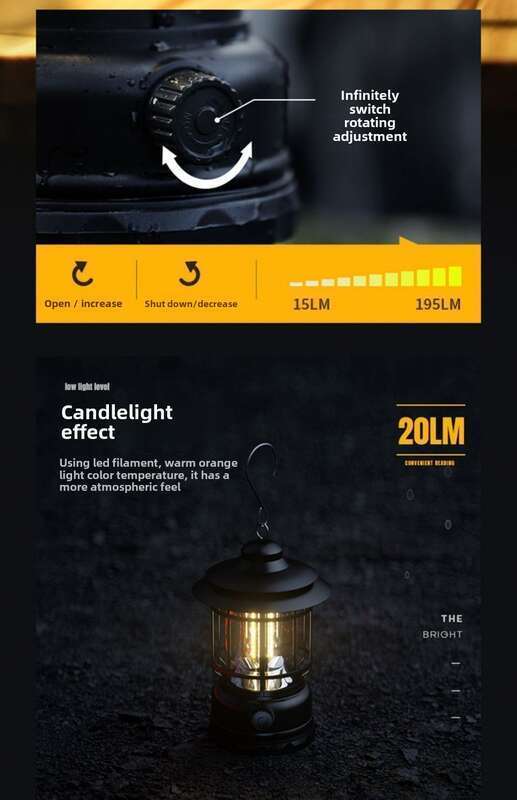【 Tasso di recensione positiva del 97% 】 Luci LED per tende da campeggio per esterni, illuminazione per campeggio, durata della batteria ultra lunga,_voghion.com