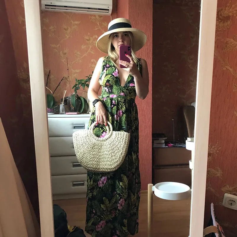 Ydlns Fashion MOON Straw Handbags Summer Beach Rattan Bag Handmade Vintage Woven Handbag For Women bolsa femme 240809_voghion.com