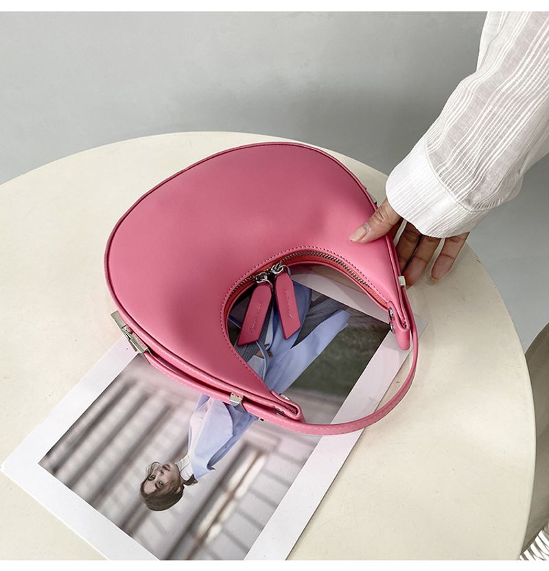 2024 Neue Nischendesign-Handtasche, modisch, bonbonfarben, trendig, eine Schulter, Unterarm-Dump-Tasche, geeignet für_voghion.com