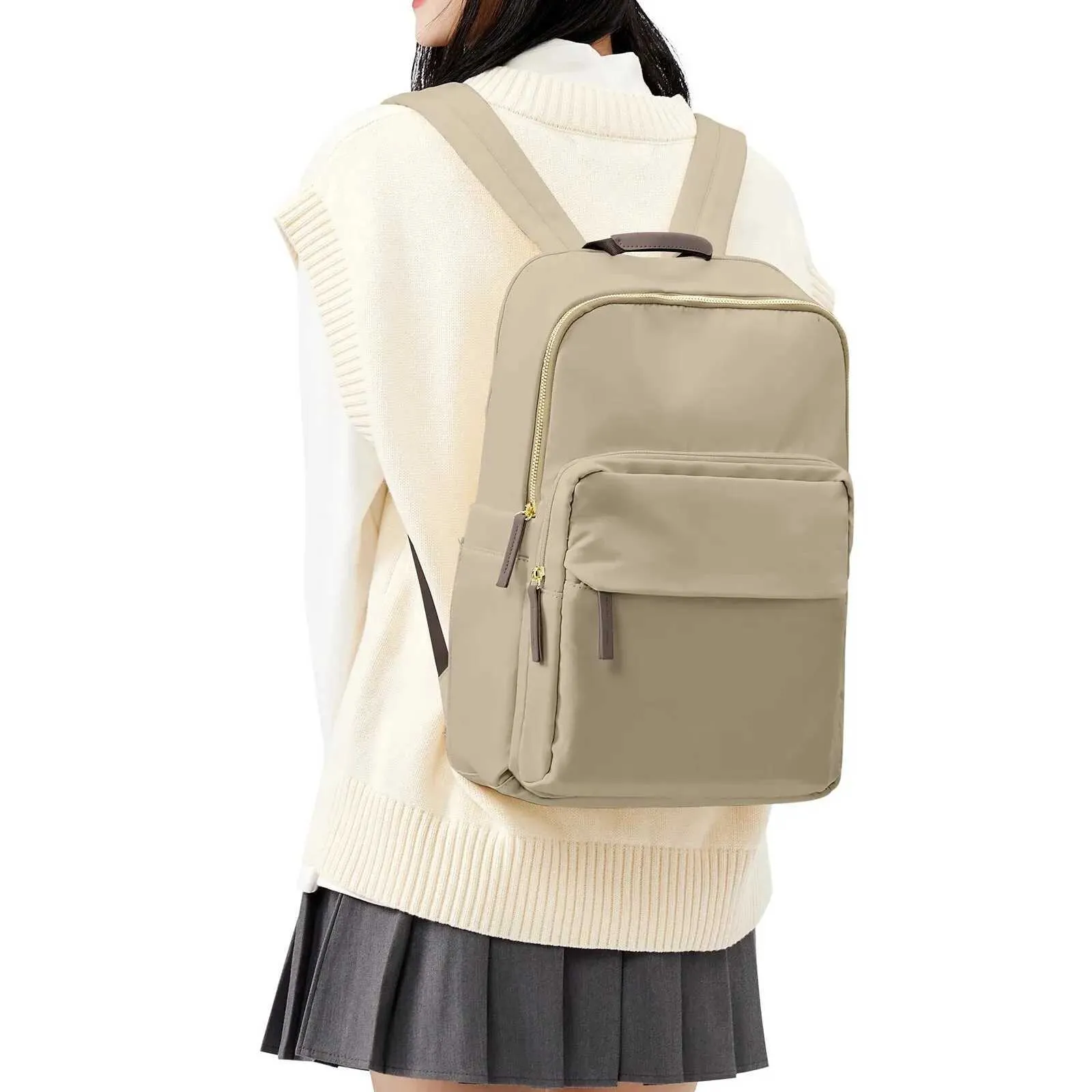 Likros for Women Fashion Travel Work Bag Business College Backpack with Laptop Compartment Anti Theft BackpackC241031_voghion.com