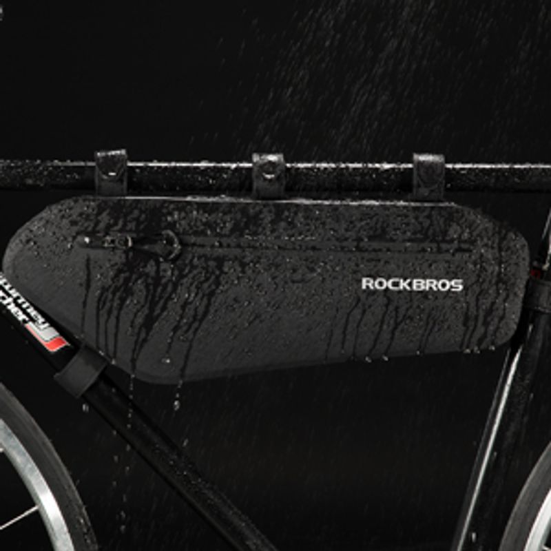 ROCKBROS velosipēda ūdensizturīgā rāmja trīsstūra soma apm. 4L DHL_voghion.com