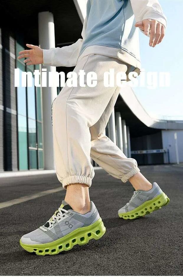 Black 2025 Spring New Shock-absorbing Thick Soled Running Sports Dad Mens Shoes Z250121-1_voghion.com