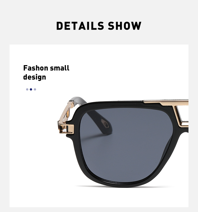 NEW Brand Design Fashion Style Square Metal Small Frame Rimless Sunglasses Men Sun Glasses Oculos UV400_voghion.com