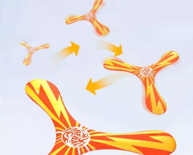 Children's Toy Soft Three Leaf Cool And Safe Parent-child Interaction Outdoor Sports Boomerang_voghion.com