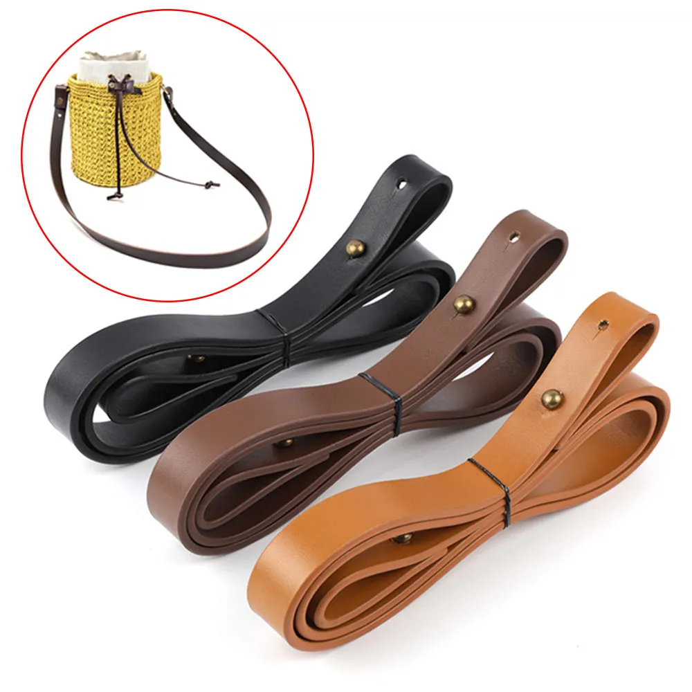 1Pc 88-91cm Pu Leather Strap Detachable Handles Adjustable Shoulder Bags Belt Handbag Straps Women DIY Bag Accessories_voghion.com
