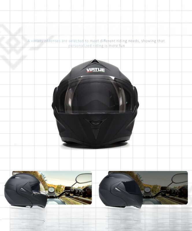 Speciálně navržená pánská odhalená helma VIRTUE pro elektrické motocykly s Bluetooth, běžecká helma může být vyrobena z nové_voghion.com