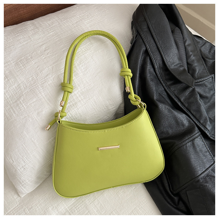 Popular Small Bag Women's Bag 2024 Spring New Versatile Small Square Bag Fashion Candy Color Single Shoulder Underarm Bag_voghion.com