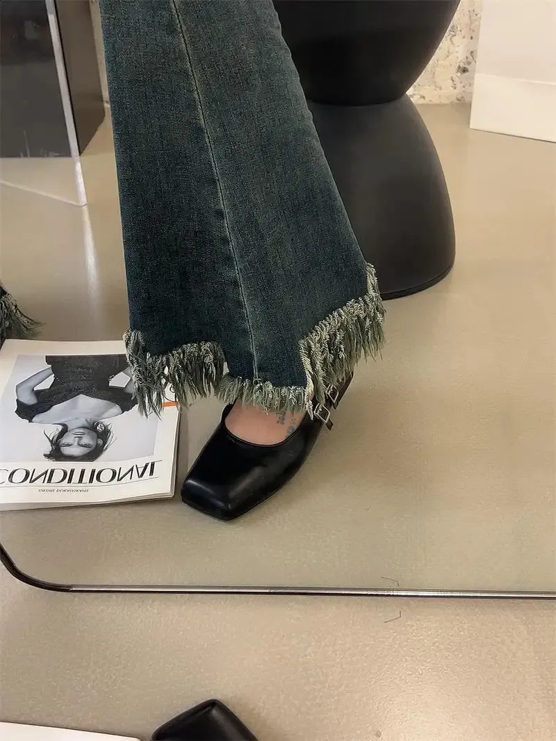 Scarpe mary jane donna basse stile temperamento coreano francese_voghion.com