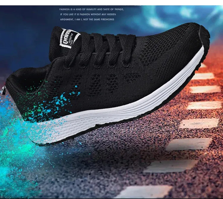 Chaussures plates légères à lacets, style infirmière, bout rond, pour femmes, grandes tailles 241213_voghion.com