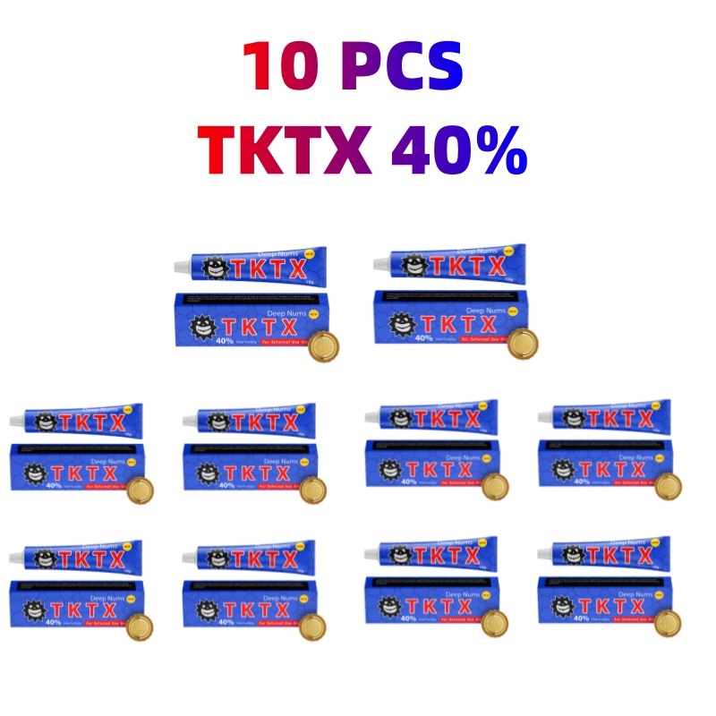 10 st tktx Röd original bedövande kräm tatueringsbedövning 10 g_voghion.com