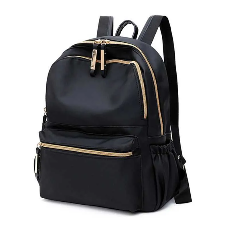 2024 Neie Waasserdichte Nylon Rucksack Fraen Multi-Pocket Reesrucksäck Frae Schoultasch Fir Teenager Meedercher Buch_voghion.com