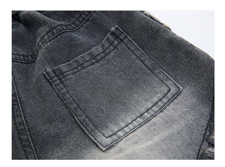 Frühlings- und Herbstanzüge für Mädchen von Mutter und Kind, modische, heiße Mädchen, straßentaugliche Langarmoberteile, personalisierte Hip-Hop-Jeans, zweiteiliges Set_voghion.com