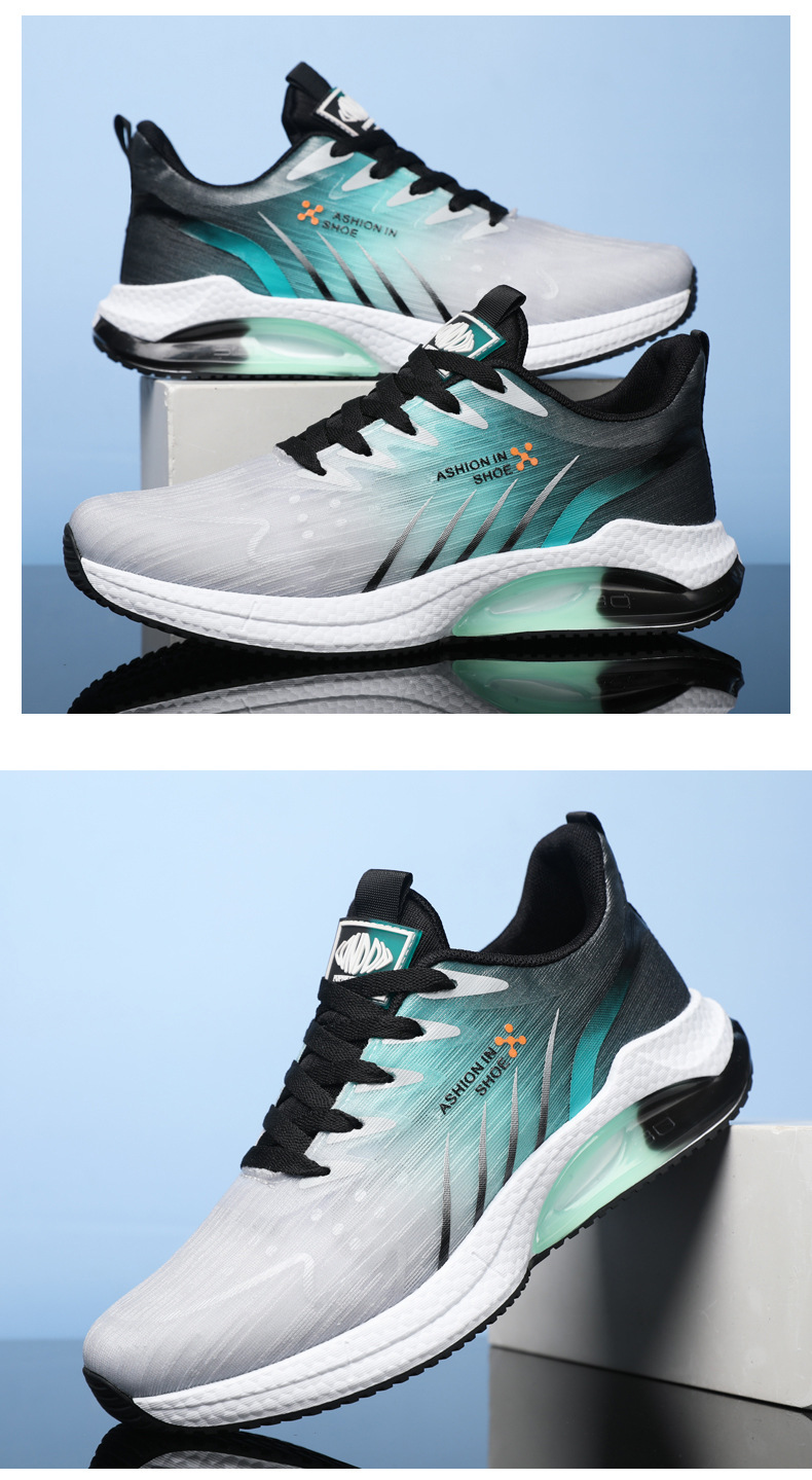 2025 Nieuwe Koreaanse stijl Sport Lente en Herfst Zachte Zool Jeugd Hardloopschoenen Trendy Herenschoenen_voghion.com