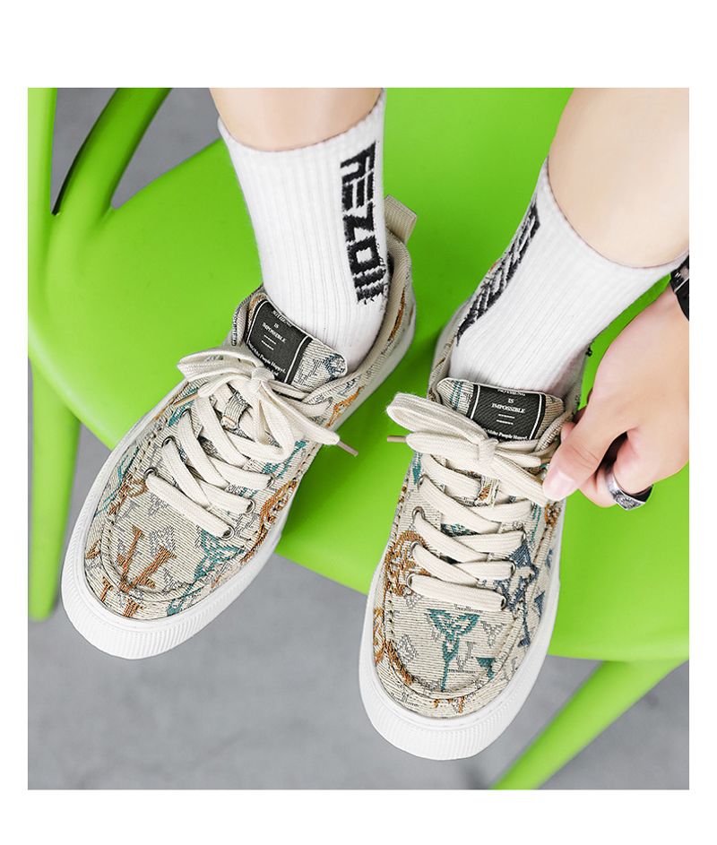 Chaussures décontractées pour hommes, grandes tailles, tendance chinoise chic, respirantes, confortables, simples, pour étudiants, 2024_voghion.com