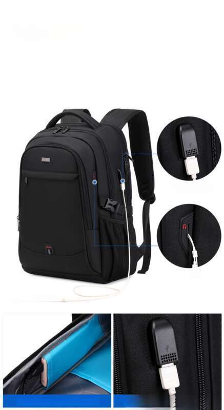 Sac d'ordinateur de voyage multifonctionnel pour hommes, grande capacité, pour loisirs, affaires, usage étudiant_voghion.com