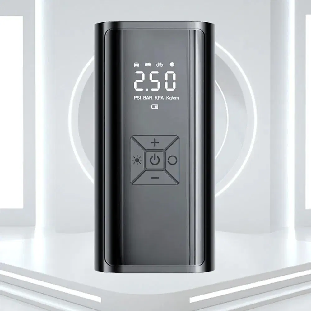 Compresseur d'air portable numérique pour voiture et vélo_voghion.com