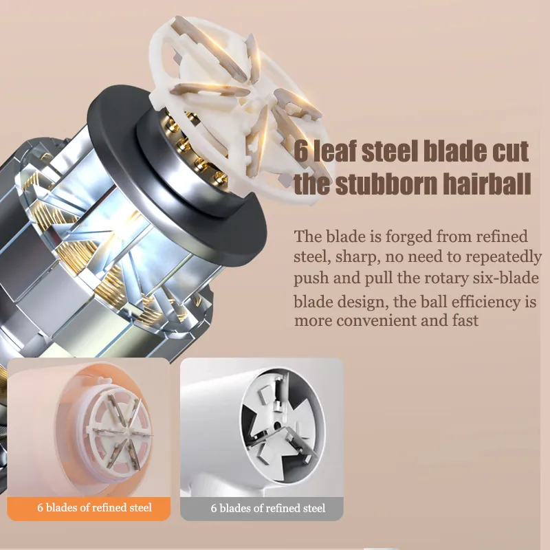 Rechargeable White Fabric Shaver - Clothes Hair Remover For Wardrobe Maintenance
_voghion.com