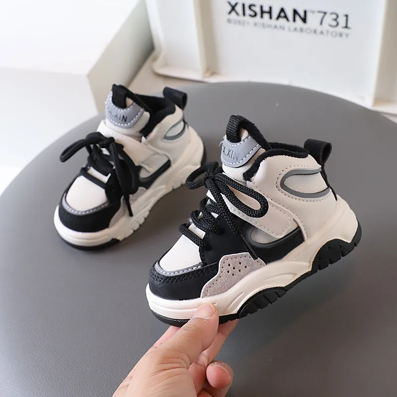 Scarpe da ginnastica firmate per ragazzi, scarpe casual per bambini, moda per ragazze, antiscivolo, calzature sportive Littlesprouts, invernali, calde, nuove, da corsa_voghion.com