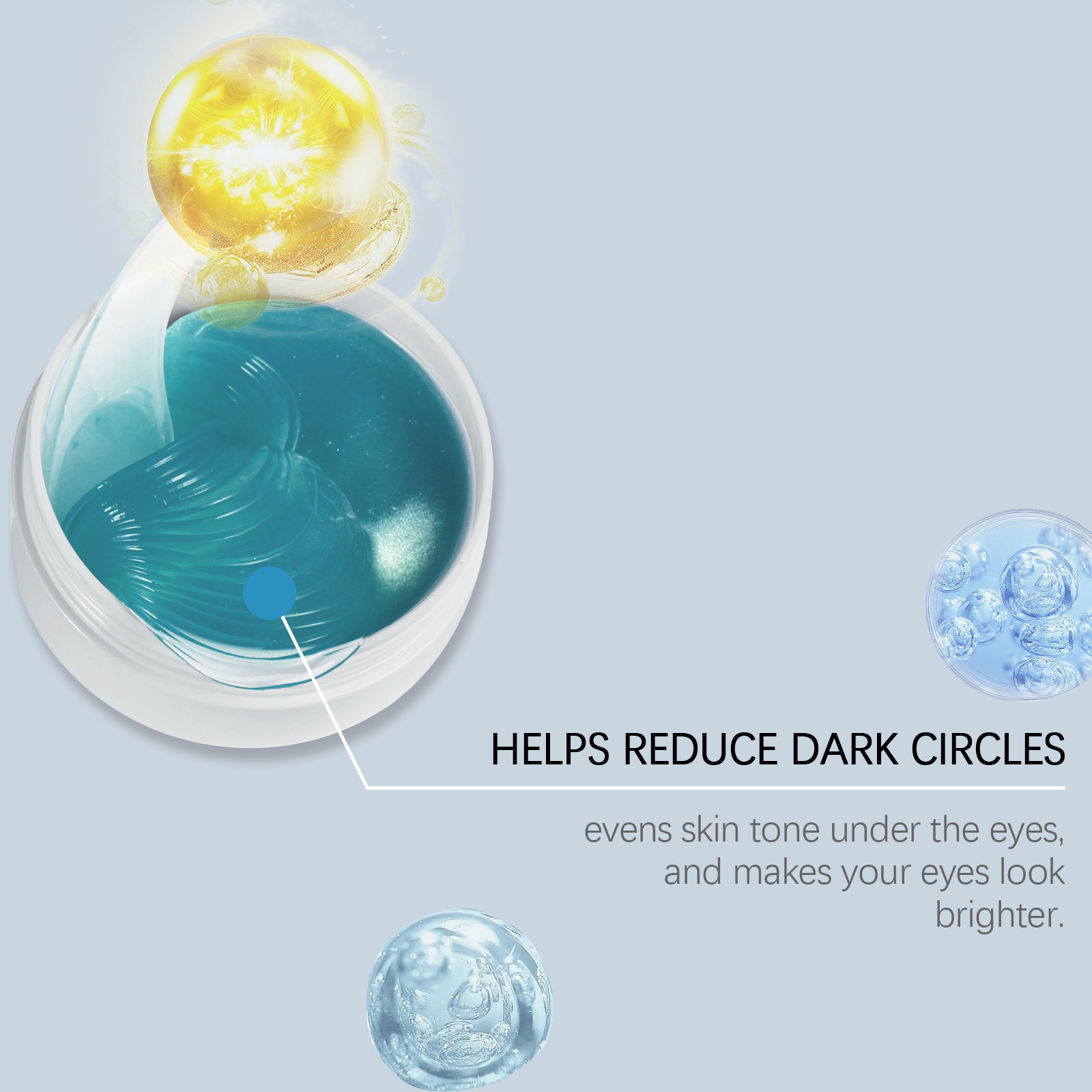 EELHOE Eye Mask Patch Hydrates And Moisturizes The Skin Around The Eyes, Lightening Fine Lines, Moisturizing And Brightening Eye Care_voghion.com