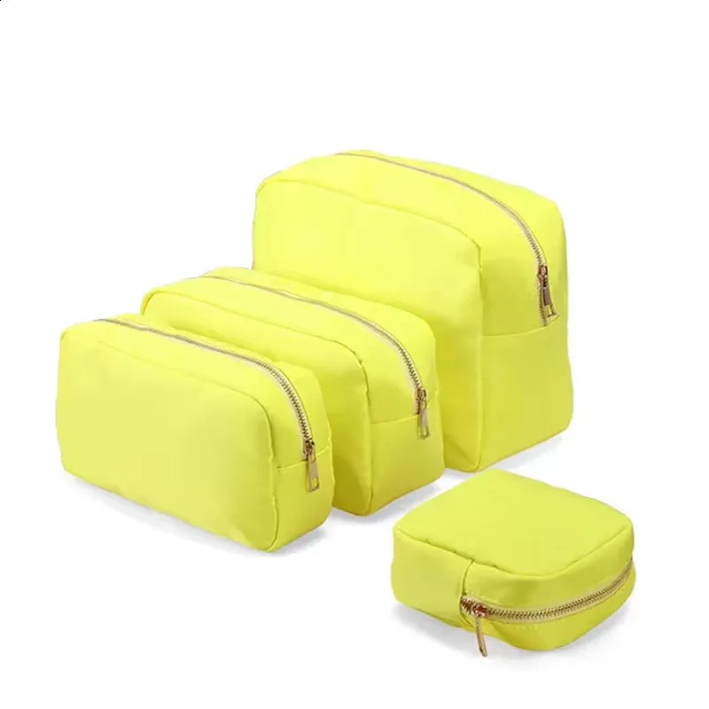 Factory Wholesale Multi Color Women Makeup Waterproof Nylon Brush Custom Pouch Cosmetic Bag 241120_voghion.com