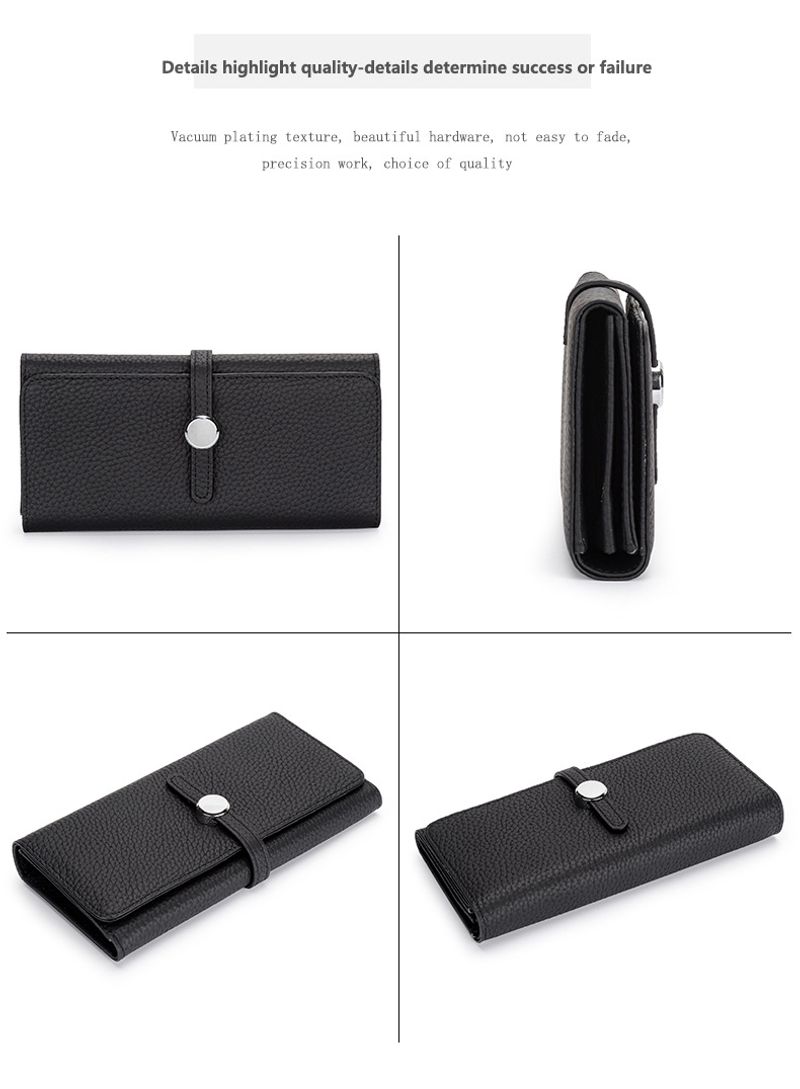 URBAN MASTER Echtes Leder Lange Damen Geldbörsen Große Kapazität Weiches Rindsleder Weibliche Clutch Handytasche_voghion.com
