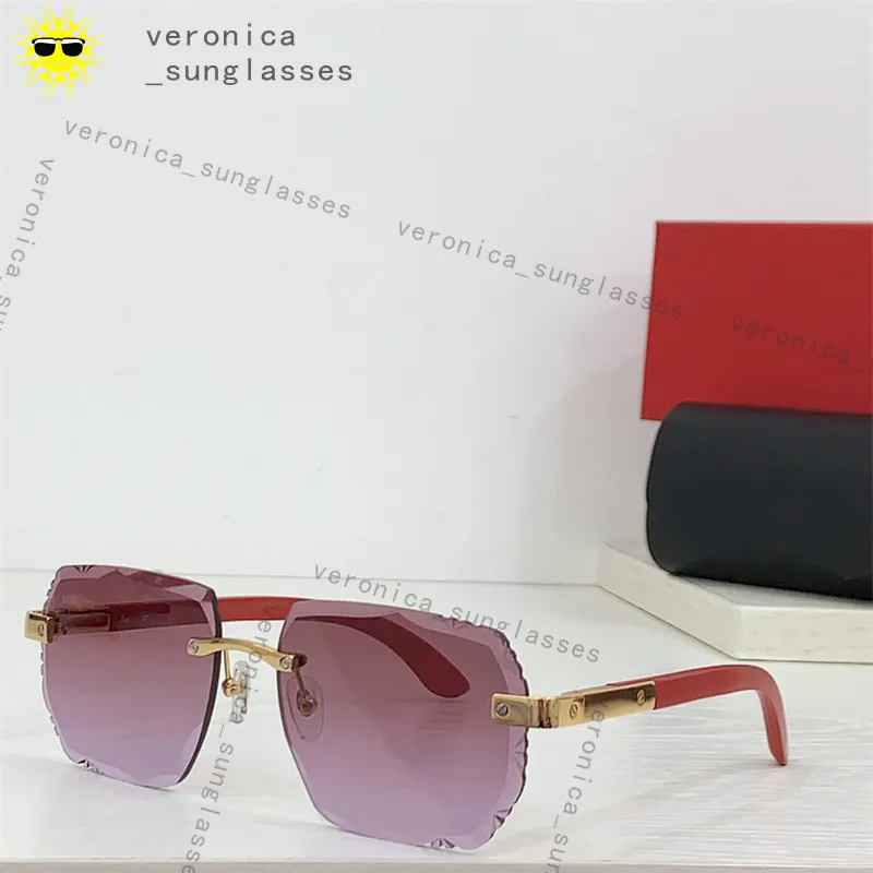 Herren Unregelmäßige Brillen Mutlicolors Sonnenbrillen Designer Mode Damen Polarisierende Randlose Anti-UV Gafas de Sol 0535s_voghion.com