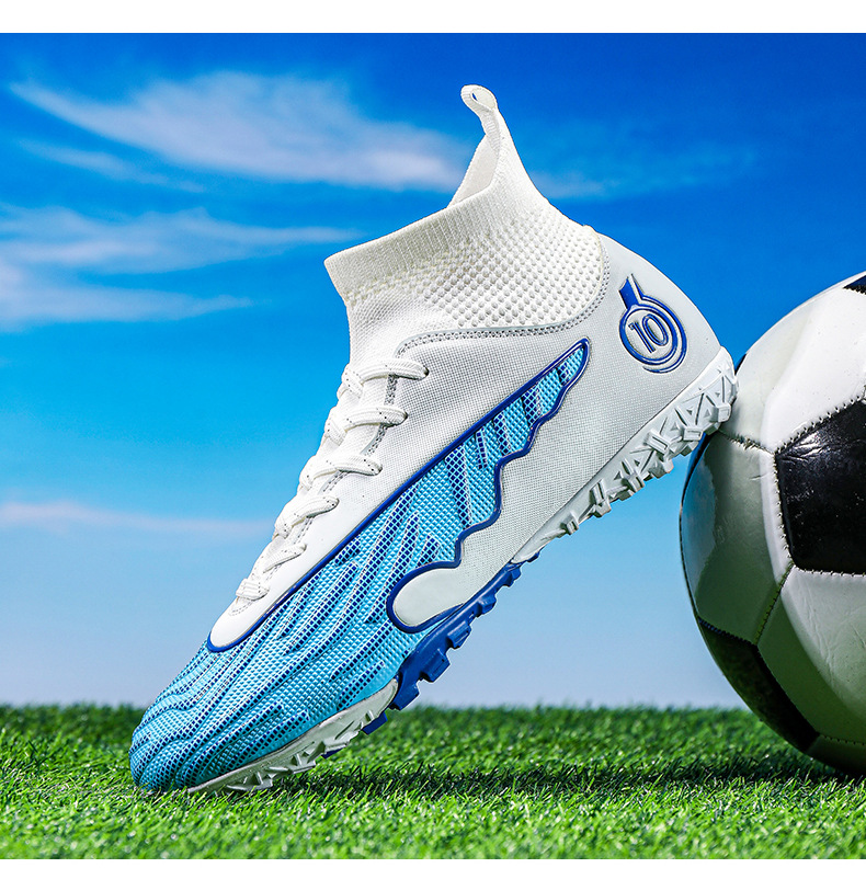 Soccer shoes Men's and women's spike crushing student game training shoes_voghion.com