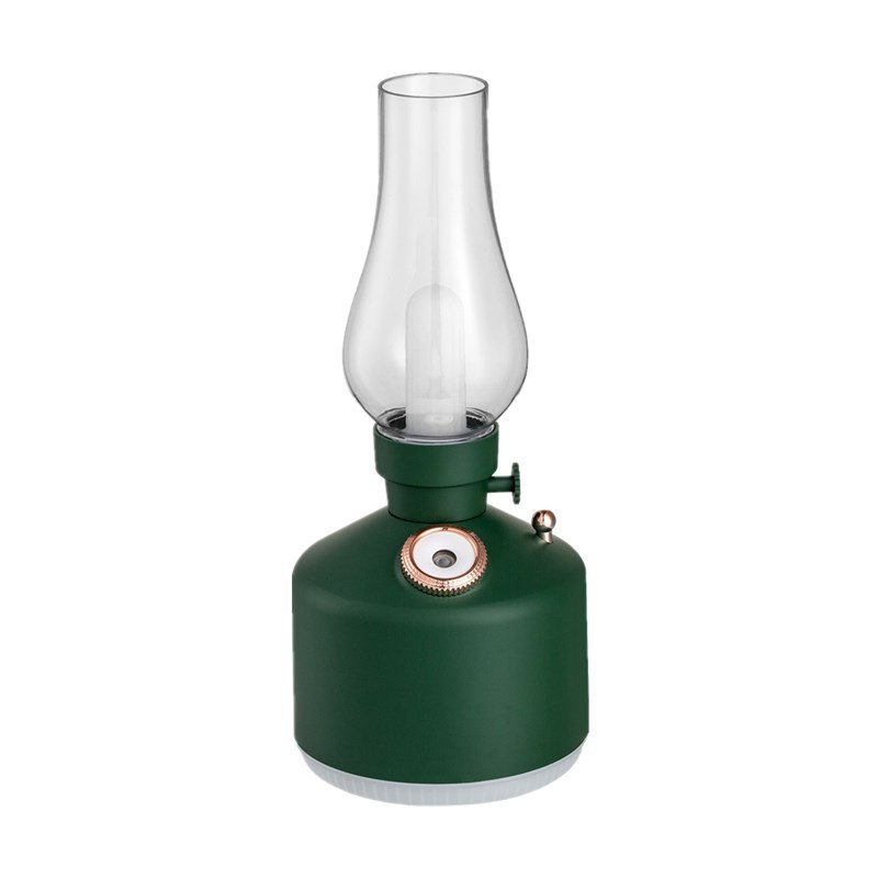 Retro-Lampe Luftbefeuchter Diffusor für ätherische Öle Kabelloser Aromatherapie-Diffusor USB 7 Farblichter 280ML für die Heimdekoration_voghion.com