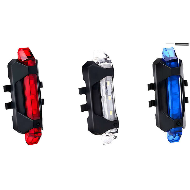 Velosipēda USB uzlādes elektriskais nakts kalnu velosipēds, āra riteņbraukšanas aprīkojums, aizmugurējie aizmugurējie lukturi, brīdinājuma gaismas_voghion.com